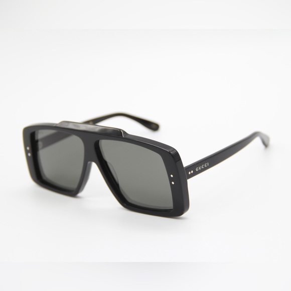 Gucci Other - NEW GUCCI SHIELD SUNGLASSES GUCCI GG1369S 001 UNISEX SHIELD EYEWEAR GUCCI